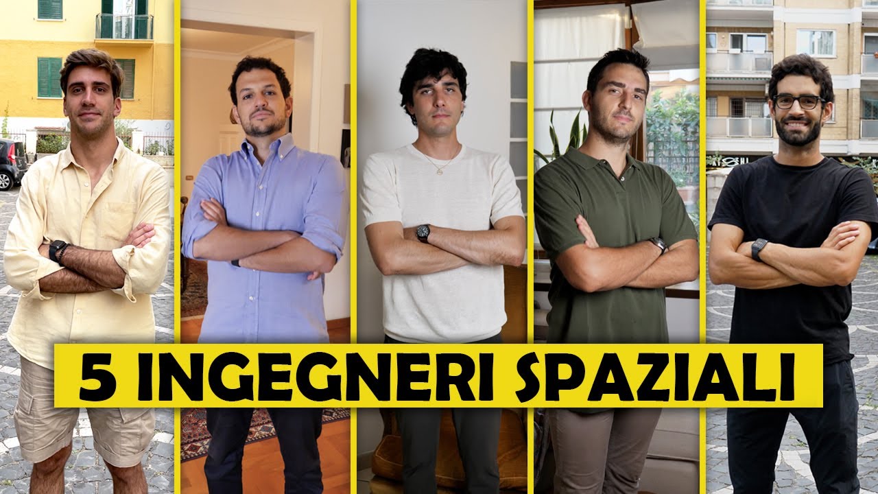Intervista a 5 INGEGNERI SPAZIALI | Domande, Curiosità, Consigli e 4 Risate