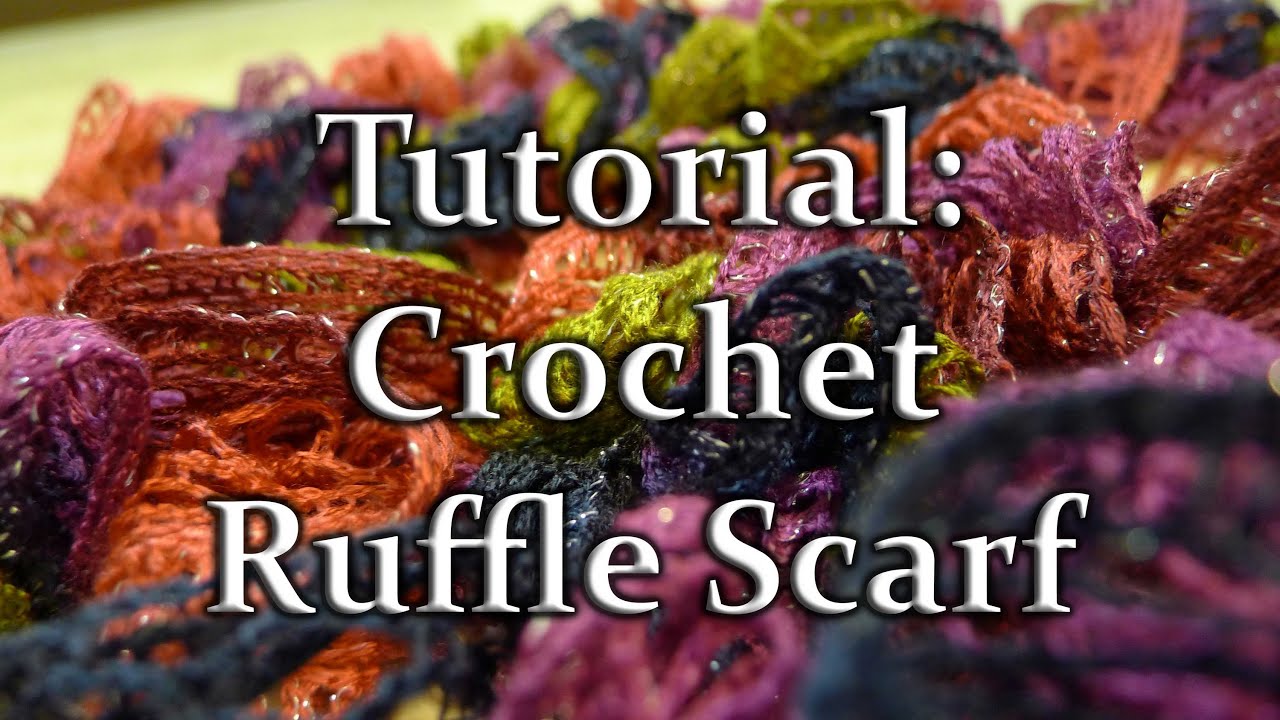 Crochet Ruffle Scarf with Sashay Yarn