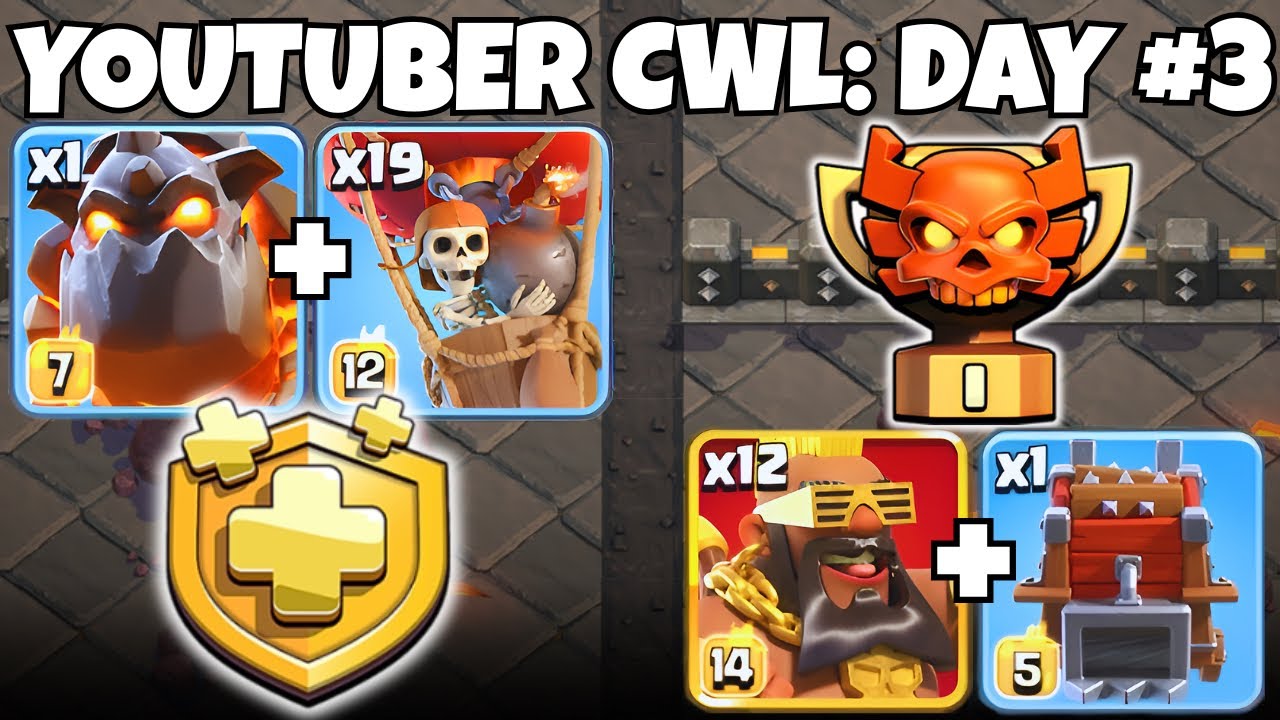 Day #3 of YouTuber CWL with my FAVORITE Armies!!