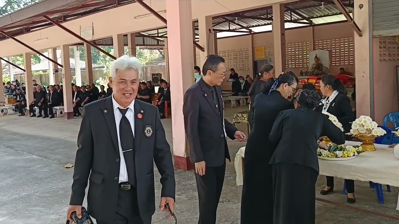 การจัดการงานศพแบบล้านนา  ผู้ว่ายชนม์ แม่อุทร ชมชื่น  อายุ 89  ปี