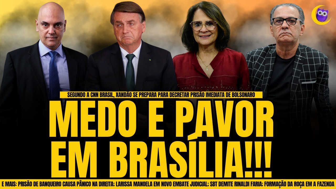 🔴XAND&Atilde;O PREPARA PRIS&Atilde;O DE BOLSONARO; PF PRENDE DONO DO BANCO MASTER E DEMISS&Atilde;O BOMB&Aacute;STICA ABALA SBT