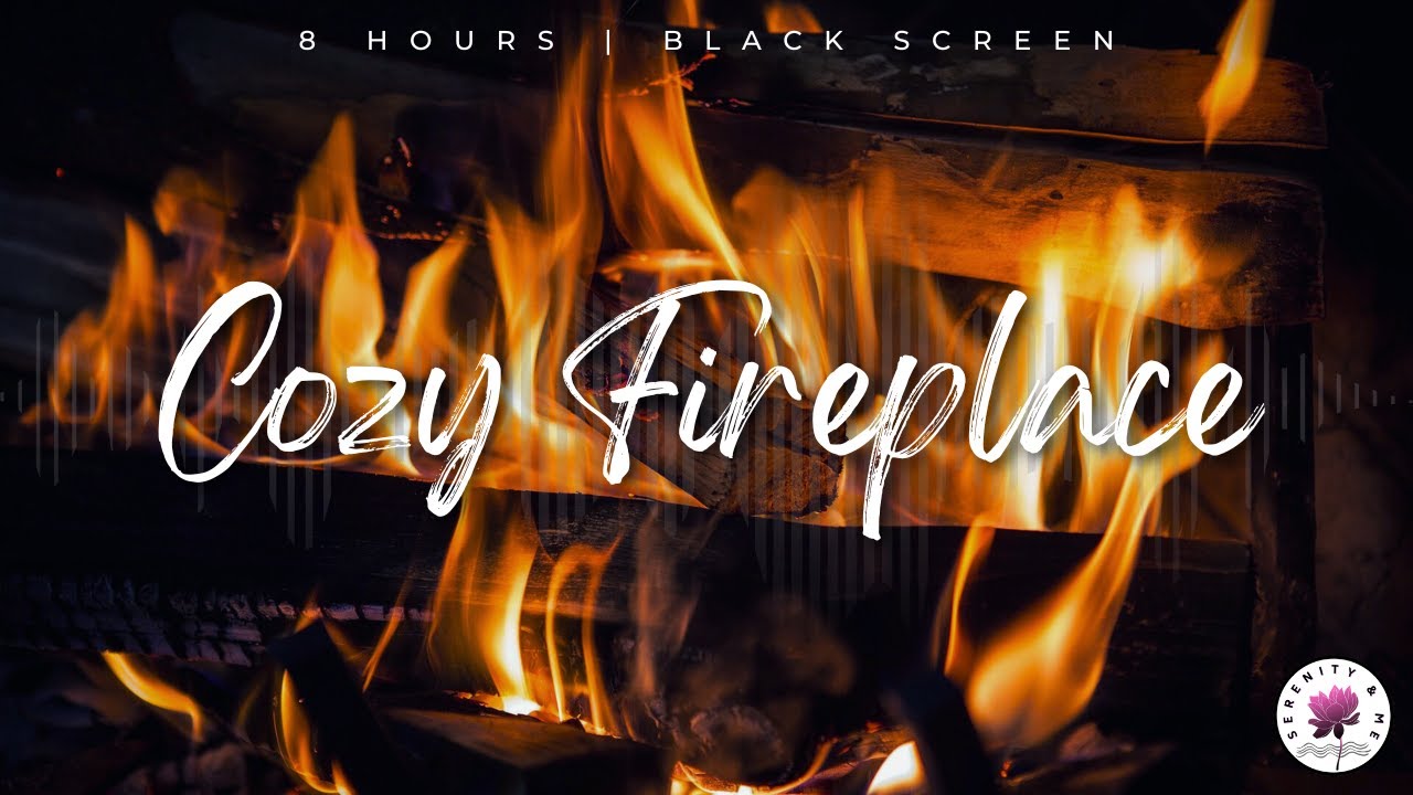 8 Hours of Cozy Fireplace | Crackling Fire Sounds for Sleep & Relaxation
