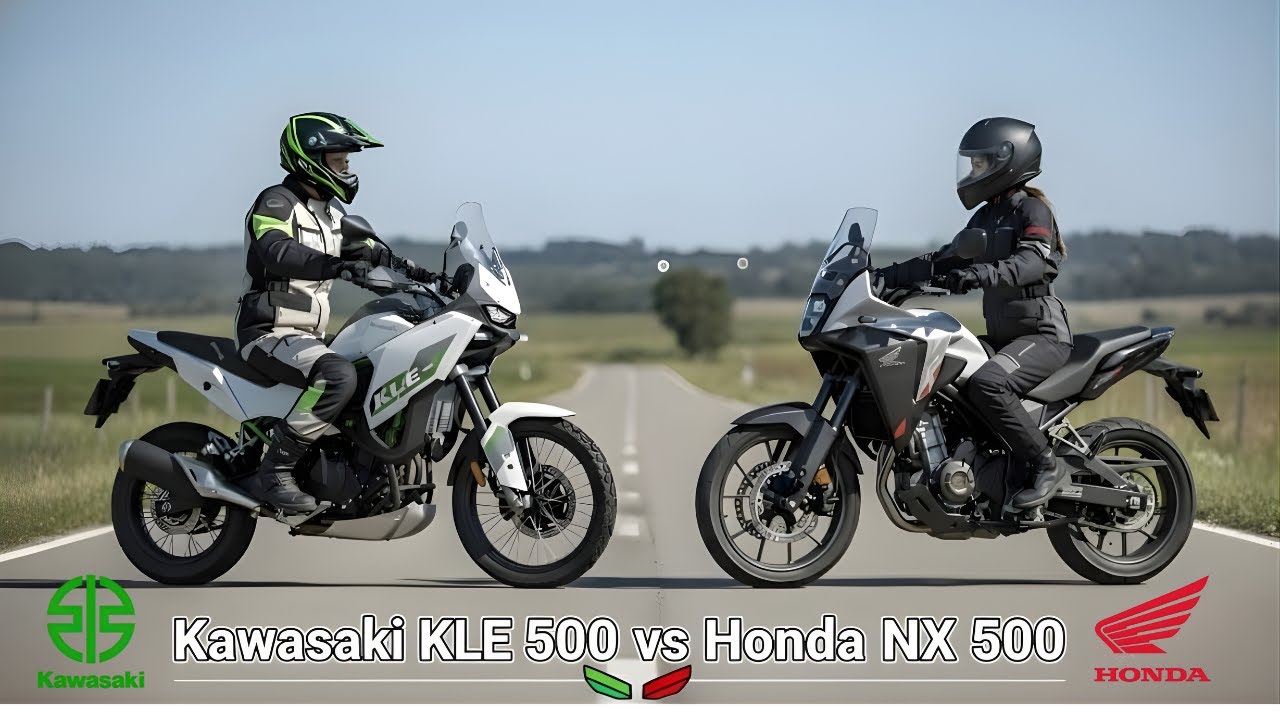 KAWASAKI KLE 500 против HONDA NX500: БИТВА 500-КУБКОВЫХ ПРИКЛЮЧЕНИЙ! КТО ИЗ НИХ ЛУЧШЕ??