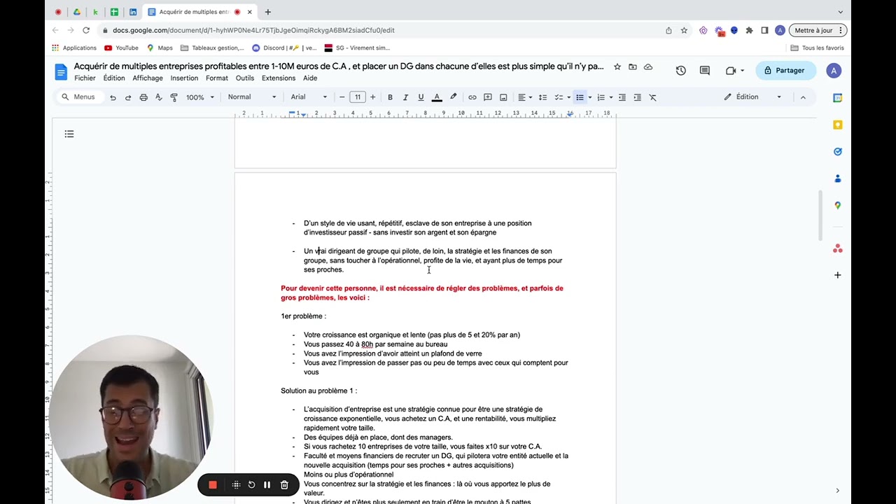 Formation ma avec Alexandre Barthelemy