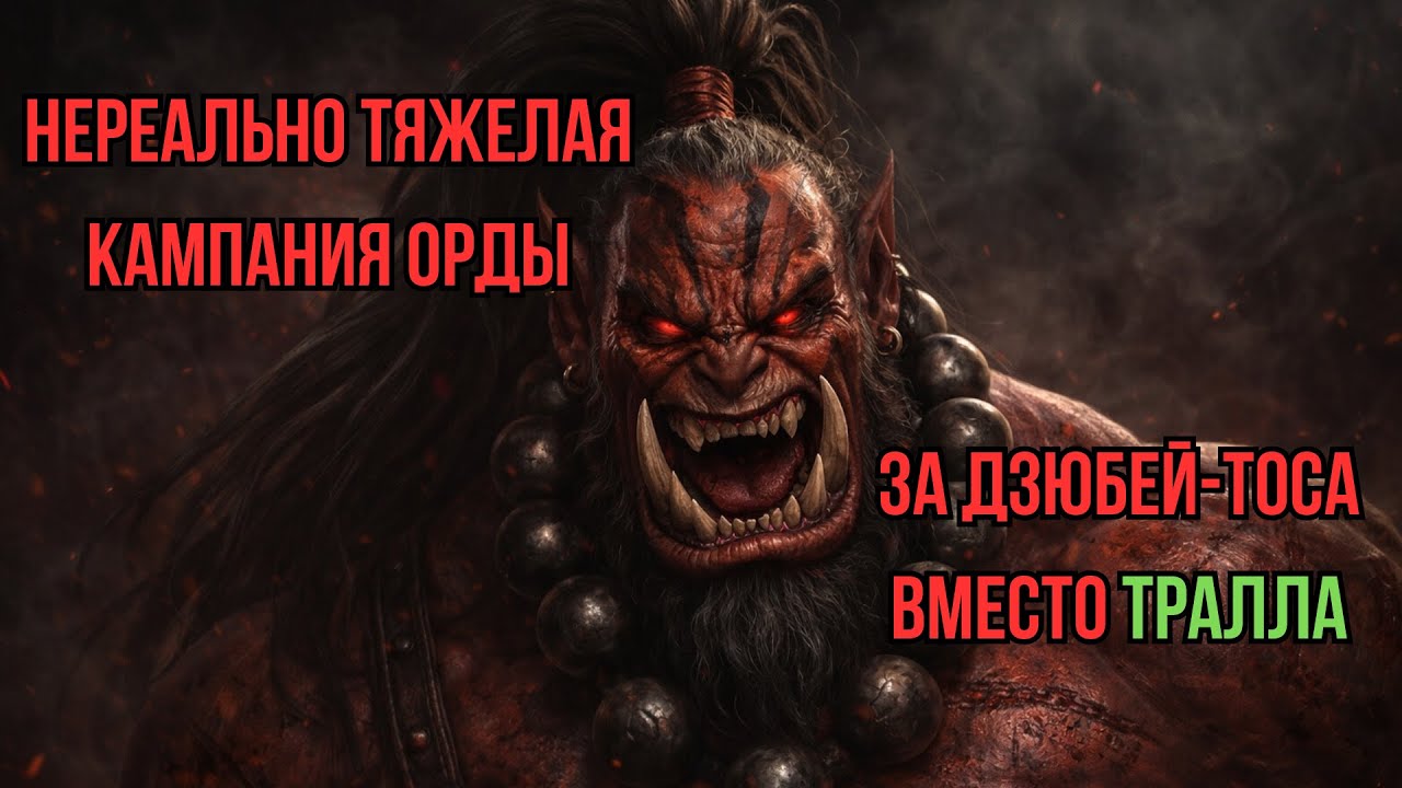 УЛЬТРА-ТЯЖЕЛАЯ КАМПАНИЯ ТРАЛЛА, ИГРАЕМ ЗА ДЗЮБЕЯ ! Warcraft 3 Reforged