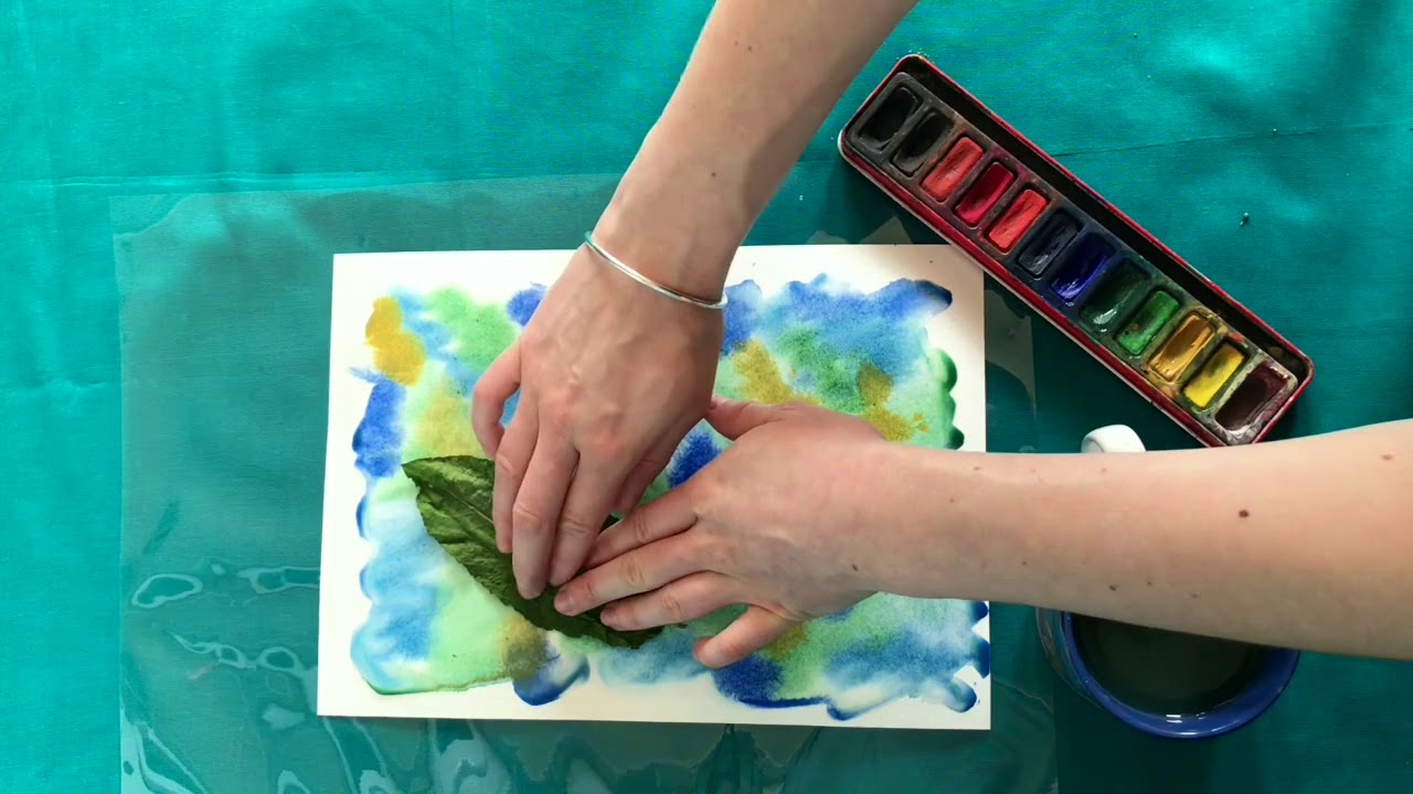 Nature Print: Watercolour Leaves