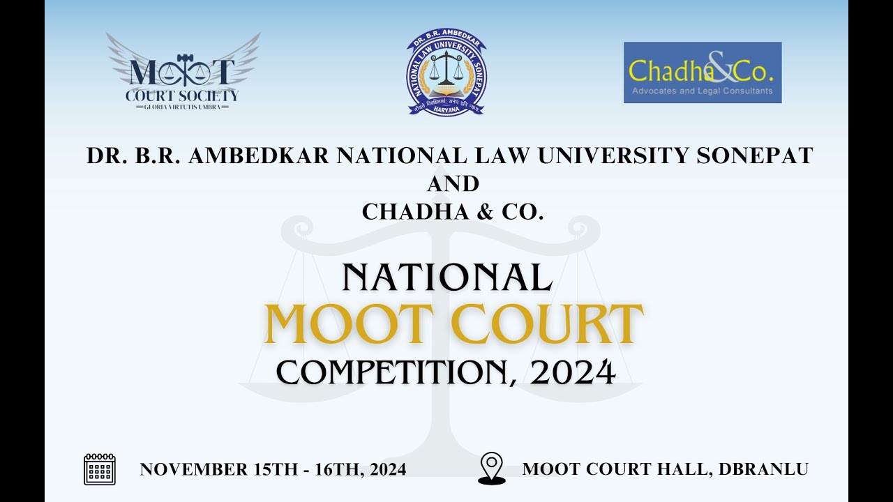 Final Round- NATIONAL MOOT COURT COMPETITION, 2024 DBRANLU