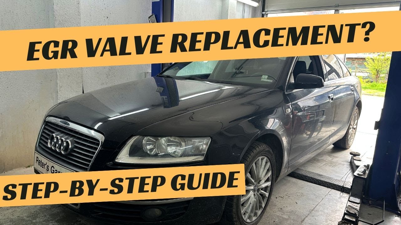 Audi A4 A5 A6 3.0TDI Замена клапана EGR B8 C6 4F 2.7TDI