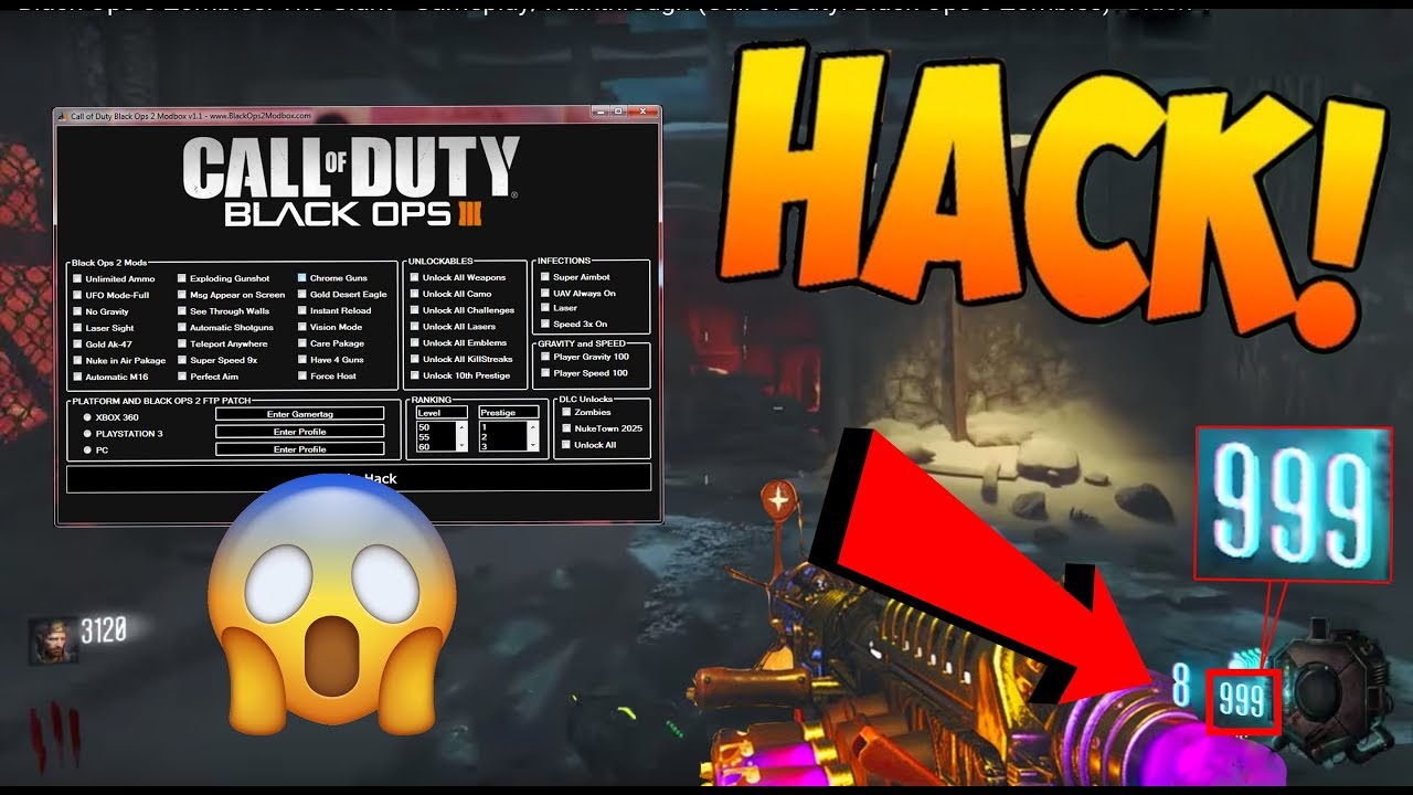 Black Ops 3 - INFINITE HEALTH & AMMO HACK/MOD w/ Steam FREE DOWNLOAD [PC]