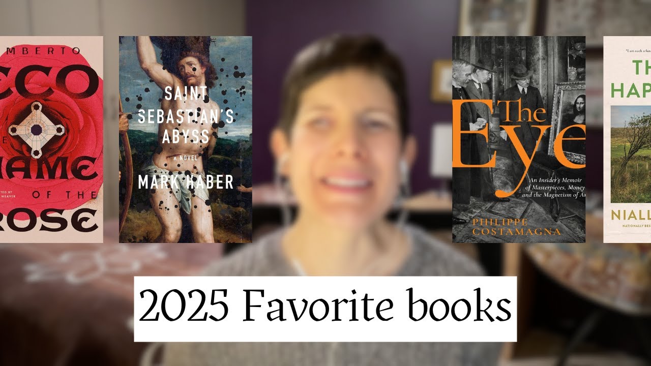 My favorite books of 2025 // Either top 12 or 13. Lots of fantastic audiobooks!