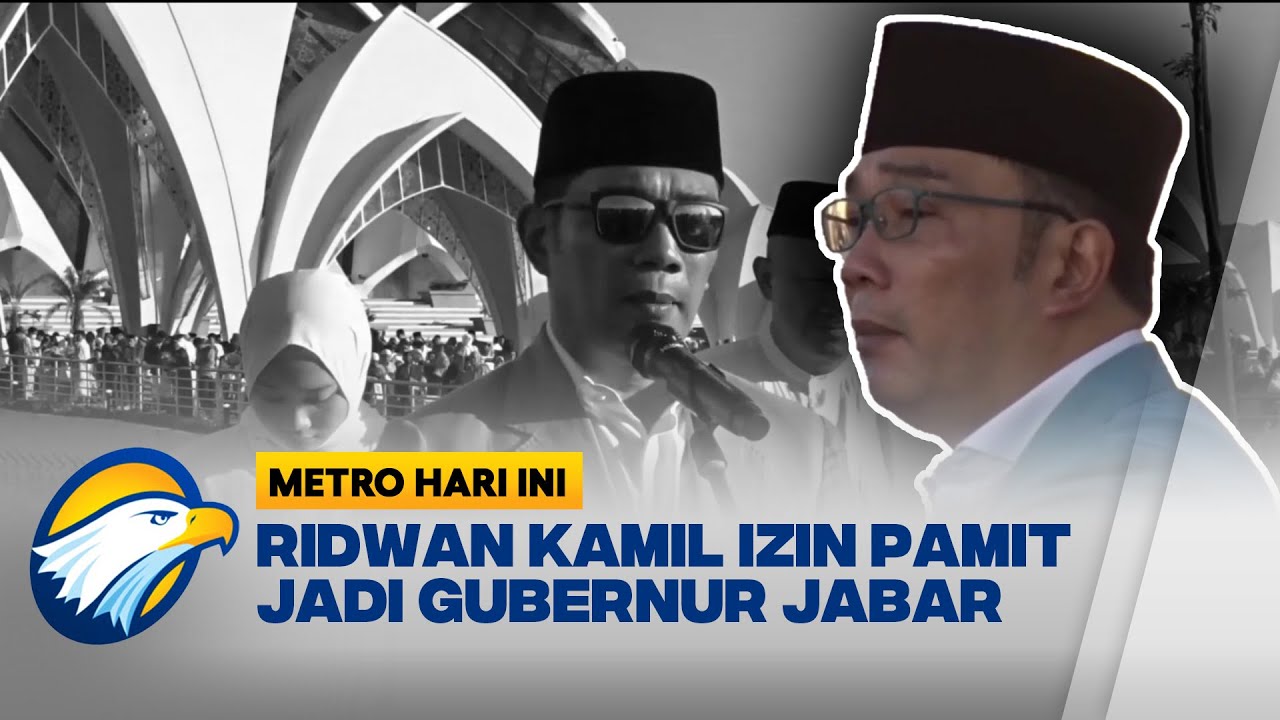 Jelang Akhir Masa Jabatan, Ridwan Kamil Pamit Sebagai Gubernur Jabar