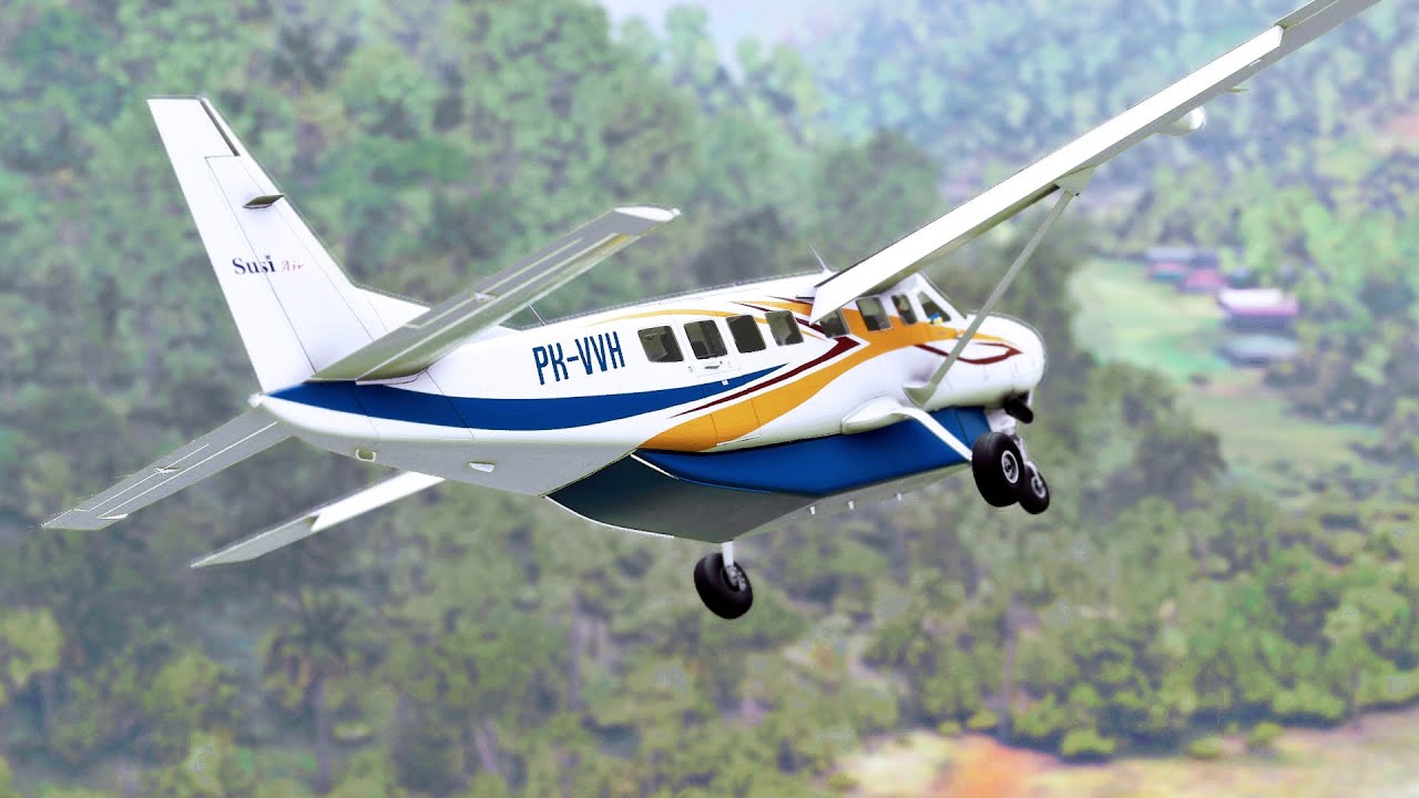 Dangerous Bush Flying in Indonesia | MSFS