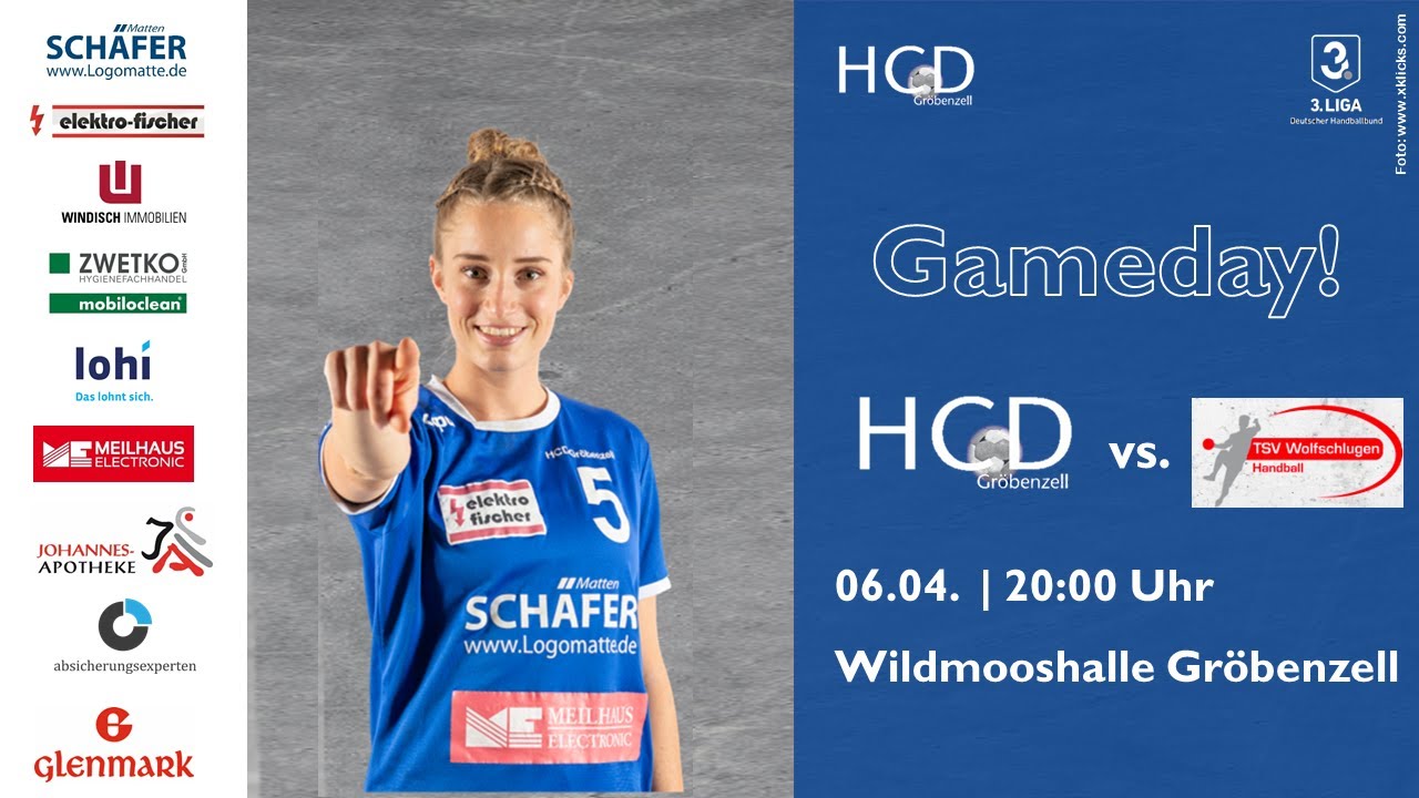 Handball 3. Liga HCD Gröbenzell - TSV Wolfschlugen