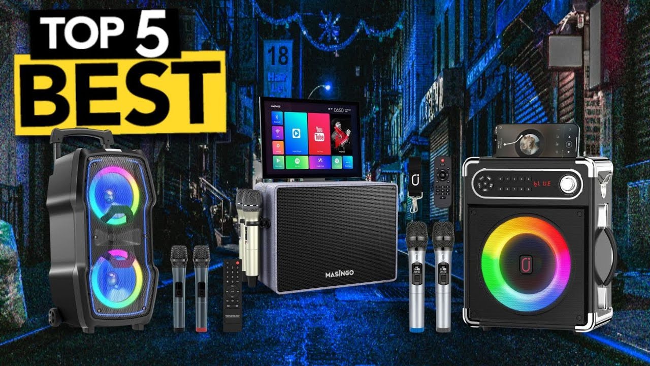 TOP 5 Best Portable Bluetooth karaoke Machine [ Buyer's Guide ]
