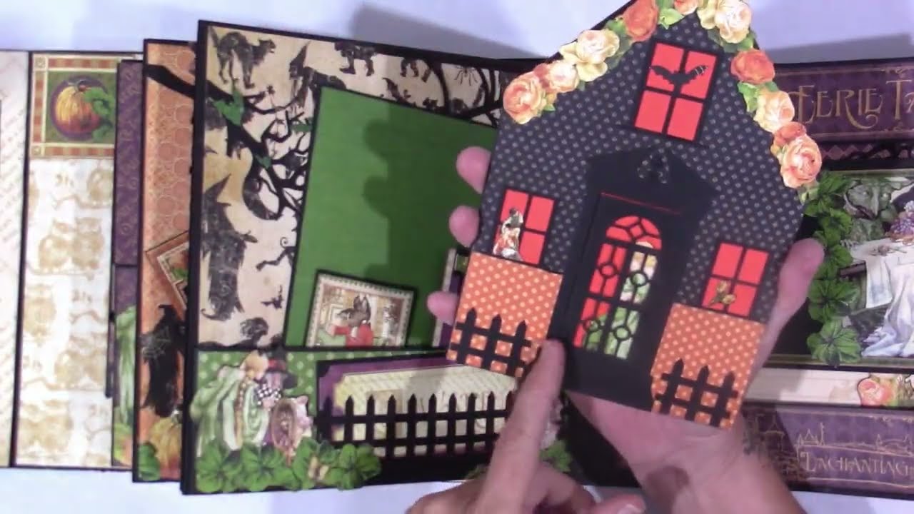 Graphic 45 An Eerie Tale Halloween Mini Album
