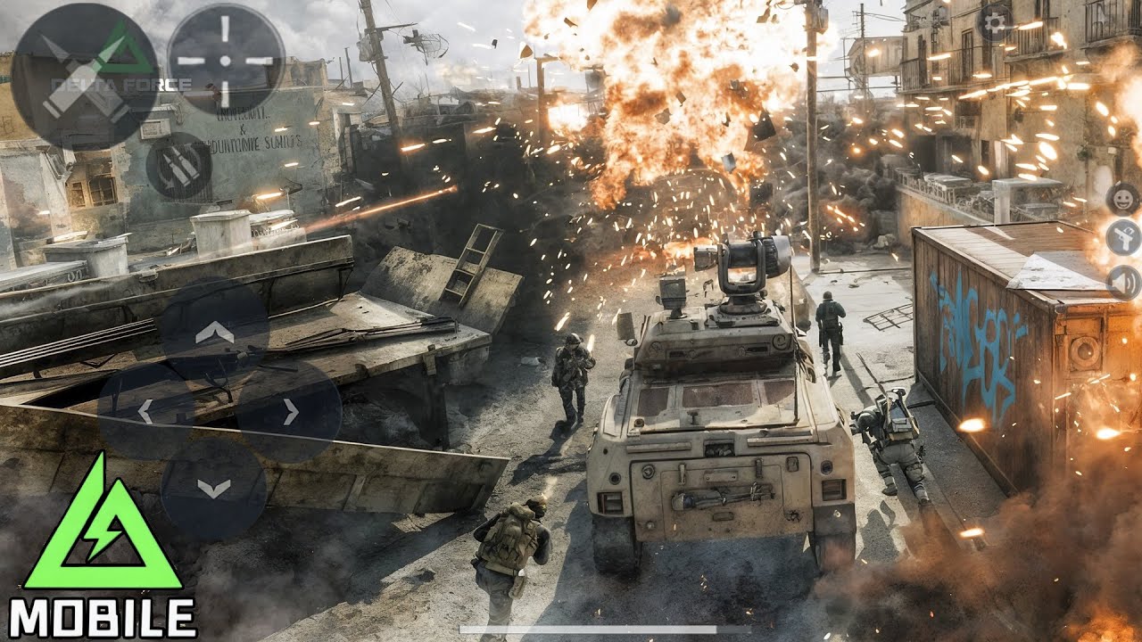 DELTA FORCE MOBILE - MOST INTENSE TANK GAMEPLAY