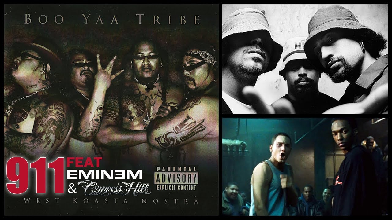 Boo&bull;Yaa T.R.I.B.E - 911 feat Eminem, B Real (Cypress Hill) Music Video 🇼🇸🇦🇸🇲🇽🇨🇺🇺🇸