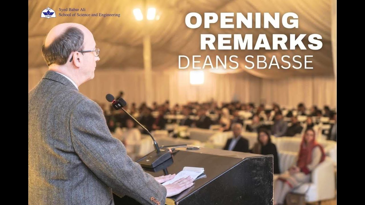 Dean SBASSE Opening Remarks (DHL Award Ceremony - 2025)