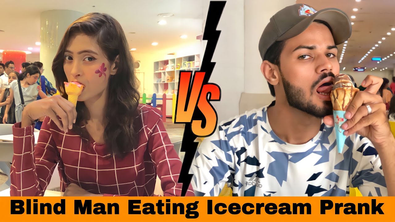 BLIND MAN EATING ICE CREAM AND FLIRTING WITH GIRLS PRANK PART 2 |Epic Reaction 😂😜 | @thatwasfun2