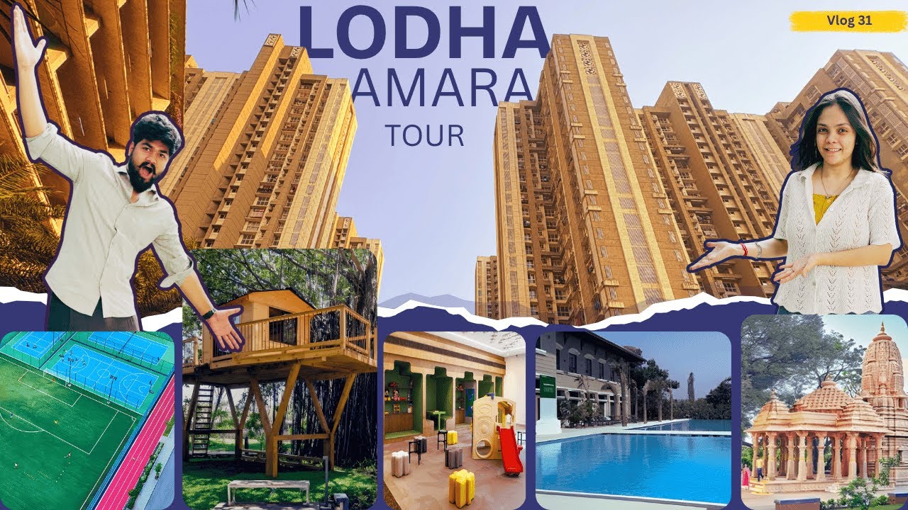 LODHA Amara Tour 🏙️ Exploring all Amenities📍
