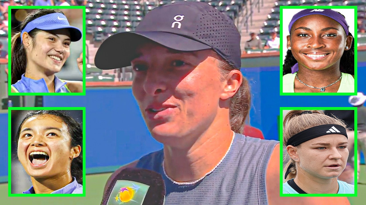 Swiatek Reveals Which WTA Player She Only Watches after Beating Muchova | Indian Wells 2026