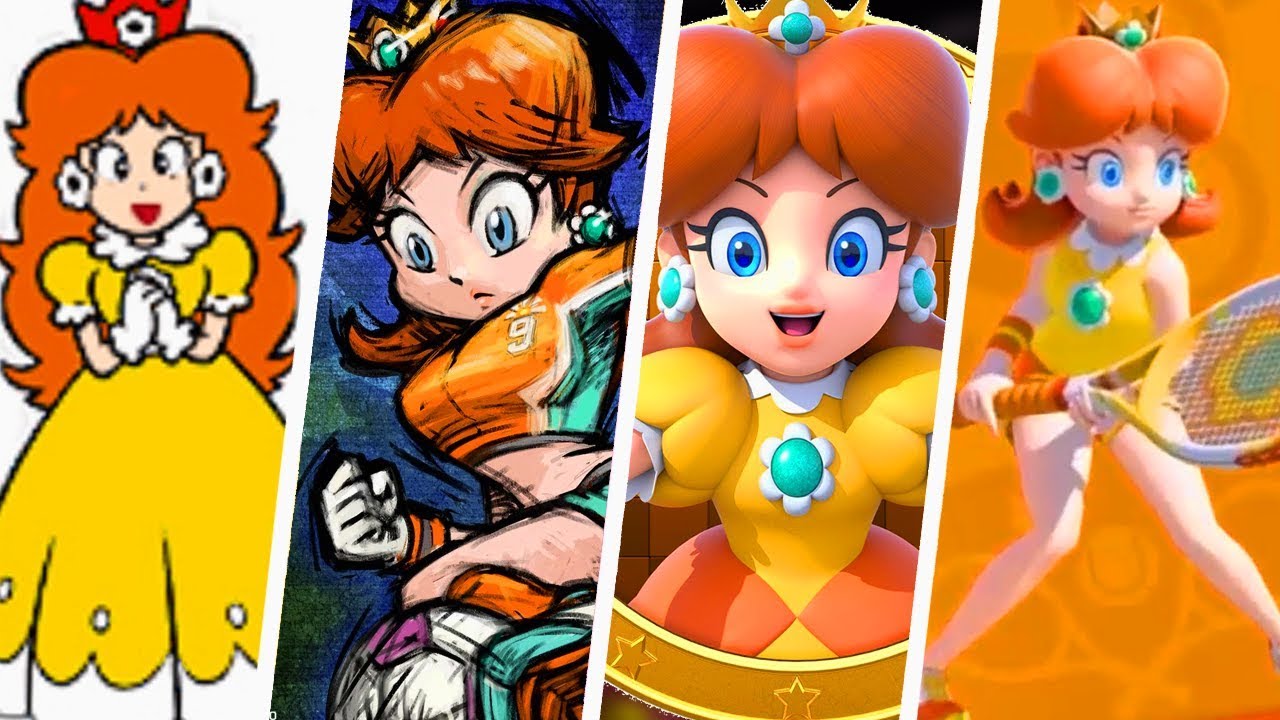 Evolution of Princess Daisy (1989 - 2018)