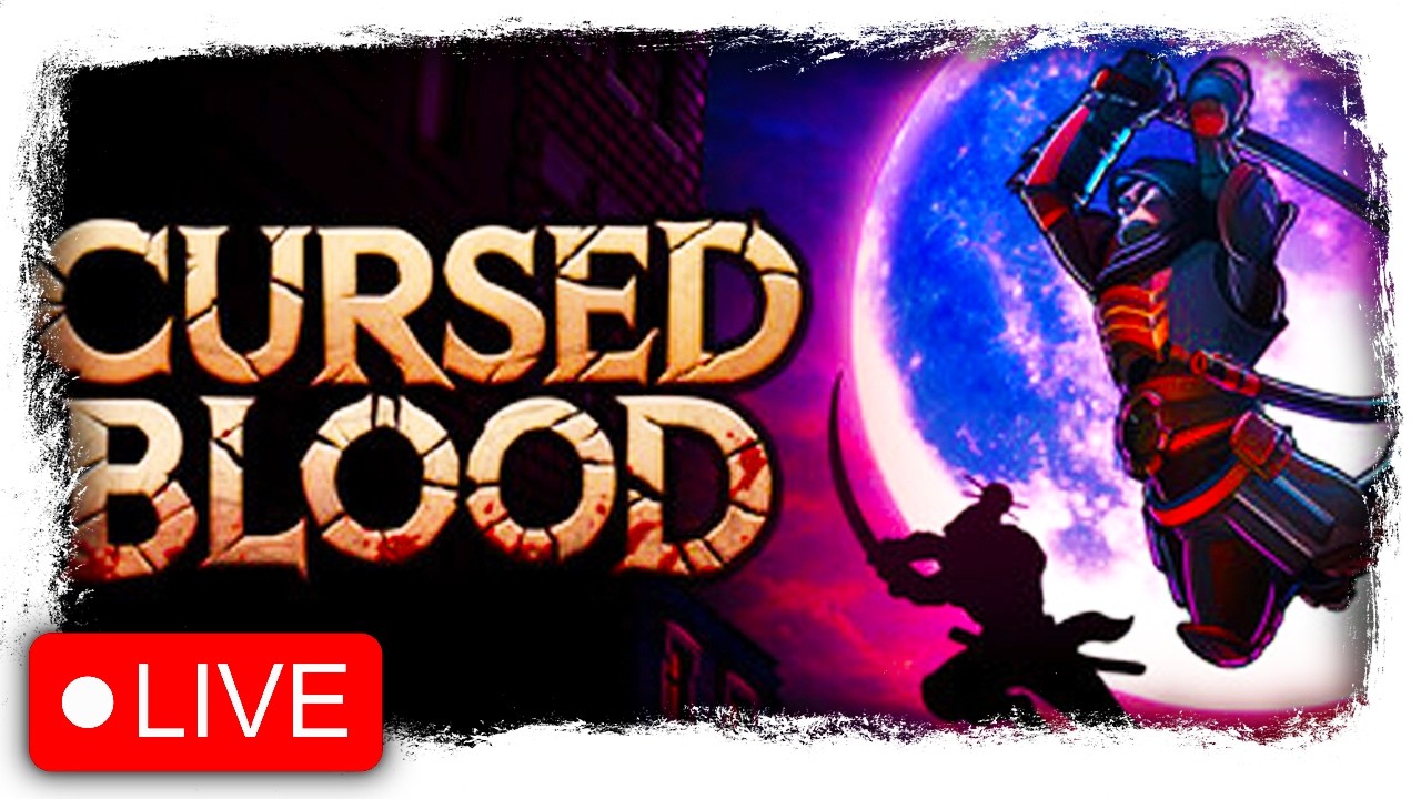 Samurai battle blood roguelite combat do death | Cursed Blood 🔴 Live