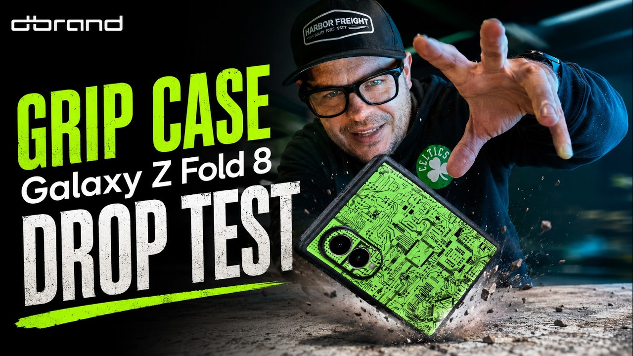 Чехол dbrand Grip для Galaxy Z Fold 8: КРАШ-ТЕСТ!
