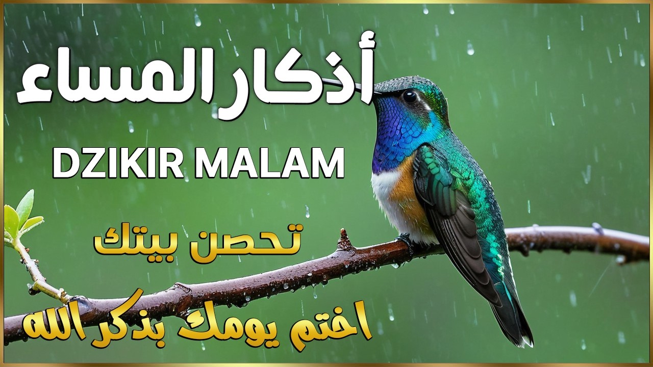 اذكار المساء راحة وسكينة لقلبك تحصن بيتك وأهلك Dzikir Malam Evening azkar By Alaa Aqel