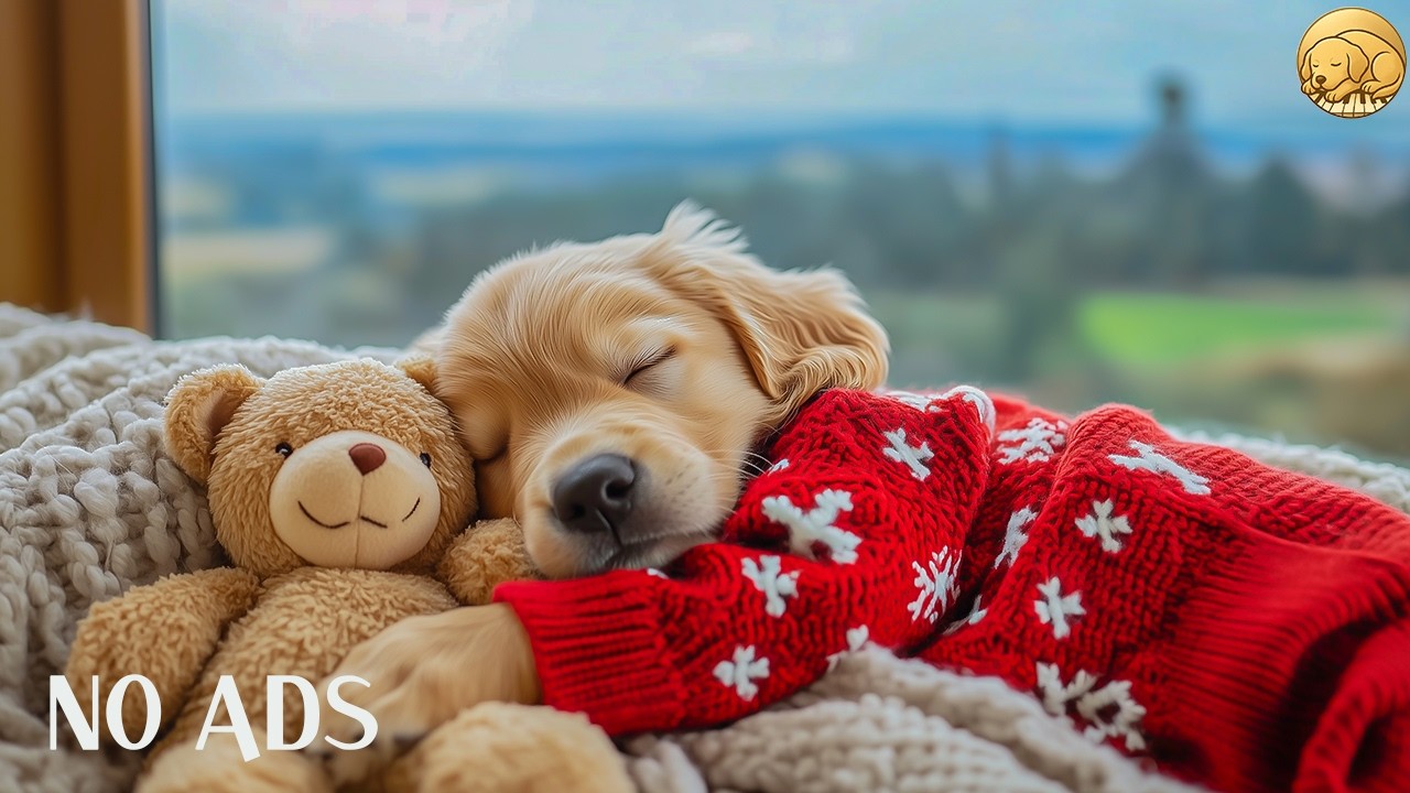 12 HOURS Dog Calming Music 🐶🌸 Light Peaceful Tones 🎶 Ideal for Settling Down 💤 No Ads