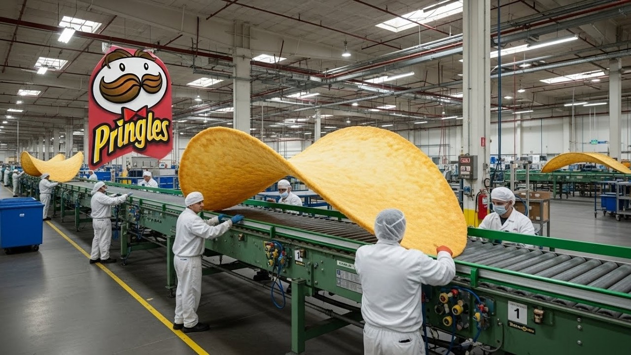 داخل مصنع Pringles: رحلة الرقاقة من العجين إلى العبوة؟ Pringles
