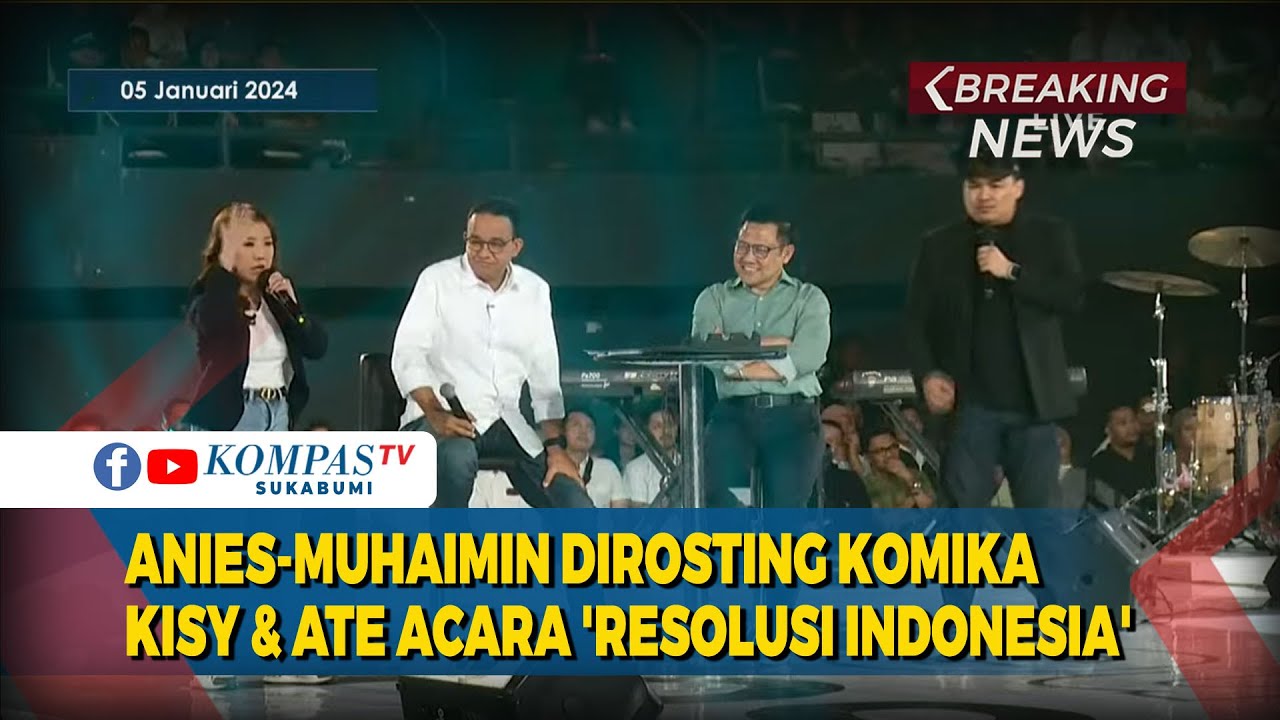 KOCAK! Rosting Anies dan Muhaimin Dalam Acara 'Resolusi Indonesia' di Senayan, Jakarta