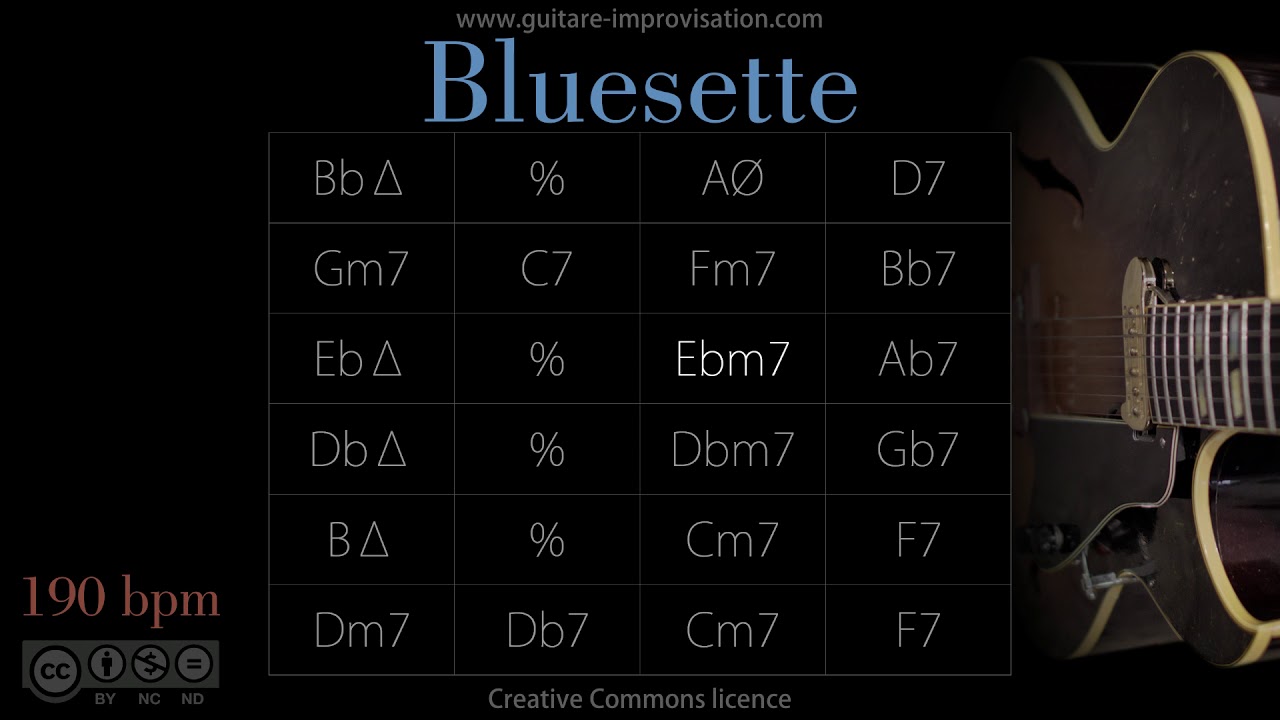 Bluesette (Jazz/Swing Waltz feel) 190 bpm : Backing Track