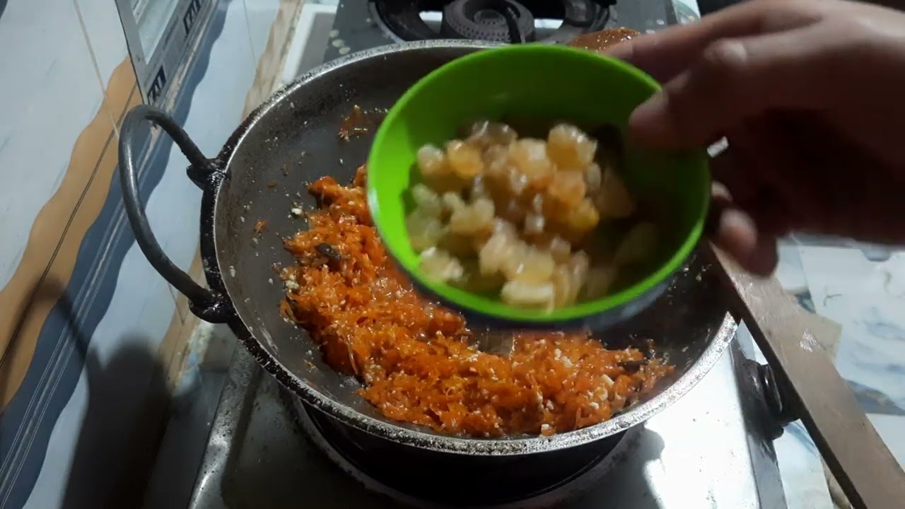 গাজরের হালুয়া রেসিপি পার্ট 2। 