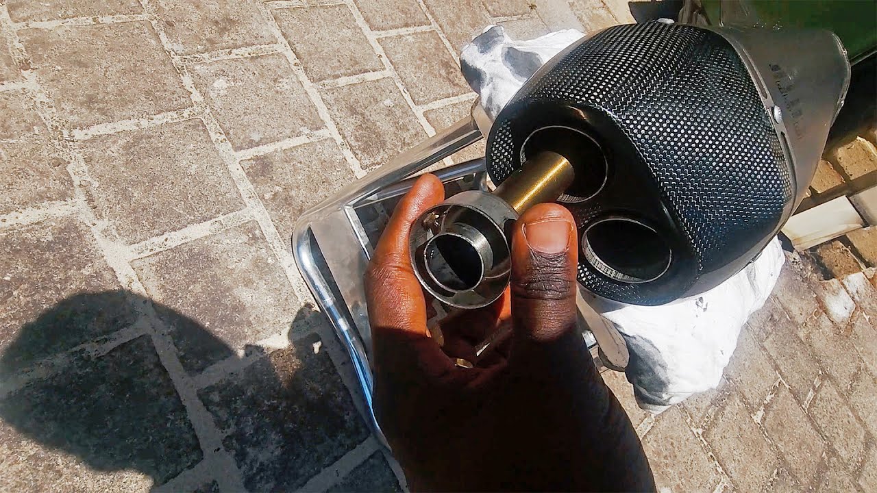 Husqvarna 701 Akrapovic Double Baffle Removal - Backyard Mechanic Method