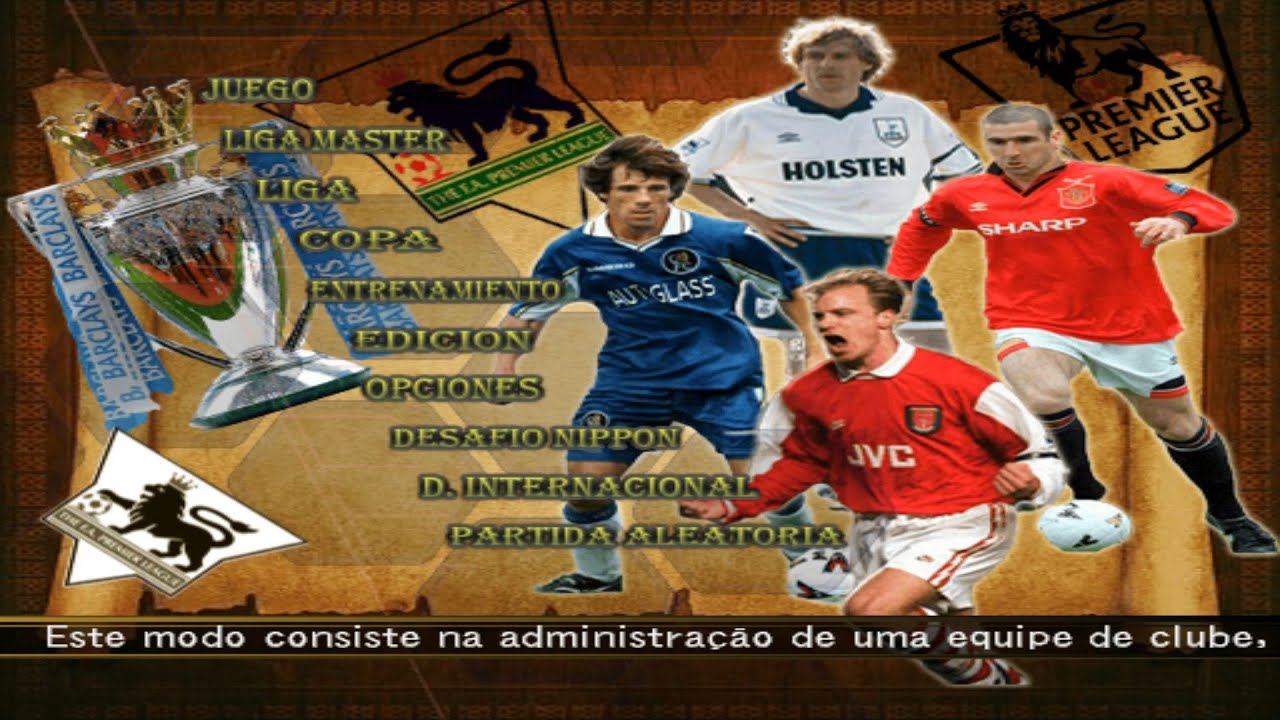 97 - Winning Eleven 10 PS2 - History of English Football Classic Patch Gameplay