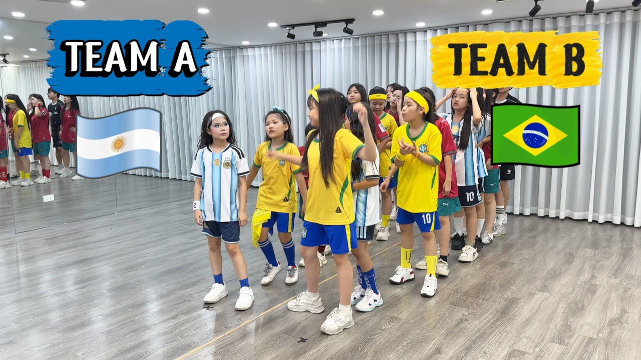 Team A or Team B? TIKTOK DANCE WORLD CUP CHALLENGE | Baby Warriors x Thầy Huy Kid Dance Trend TikTok