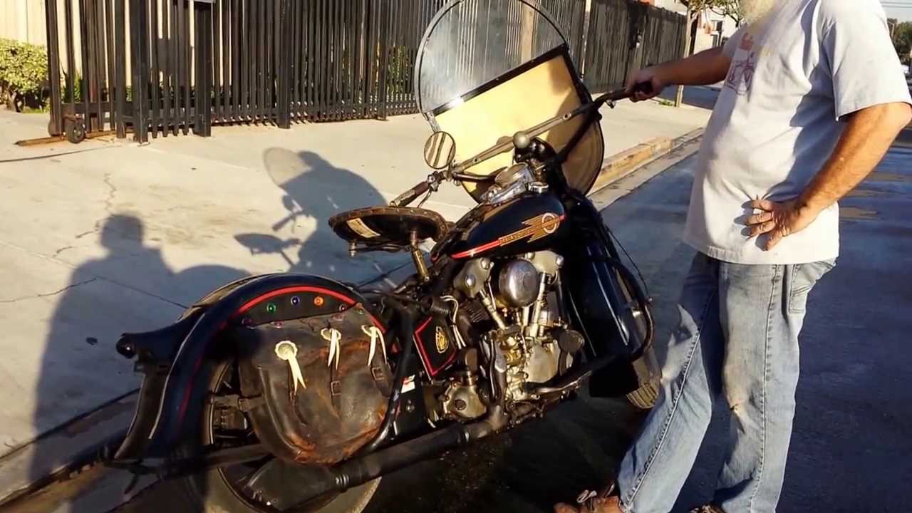 Hunting Harley's, 1938 OP Knucklehead 1st ride