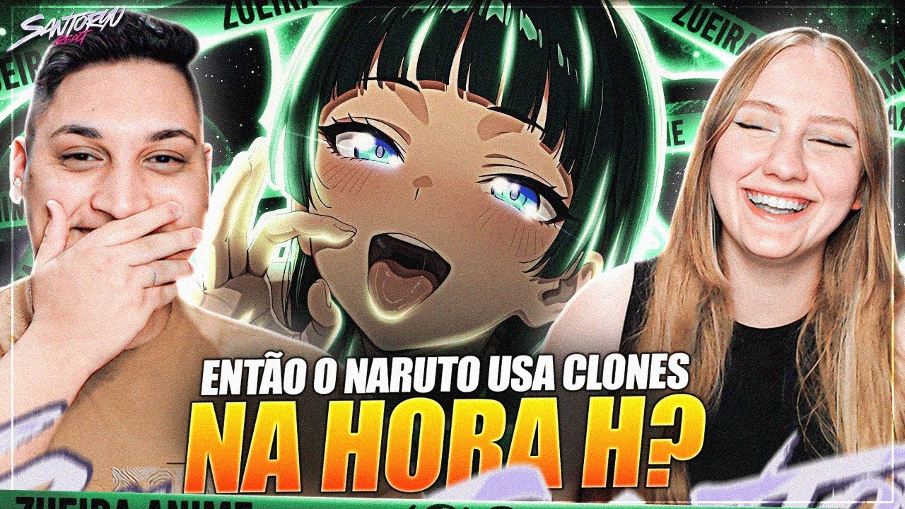 BOTA NA BOCA, BOTA NA CARA ( ͡° ͜ʖ ͡°) - ZUEIRA ANIME - REACT EM CASAL