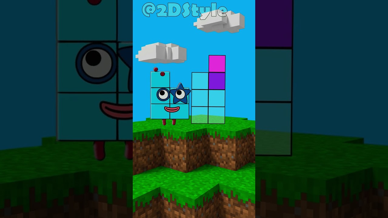 How Numberblocks Created Rainbow 7 in Minecraft! 🤯🌈⛏️