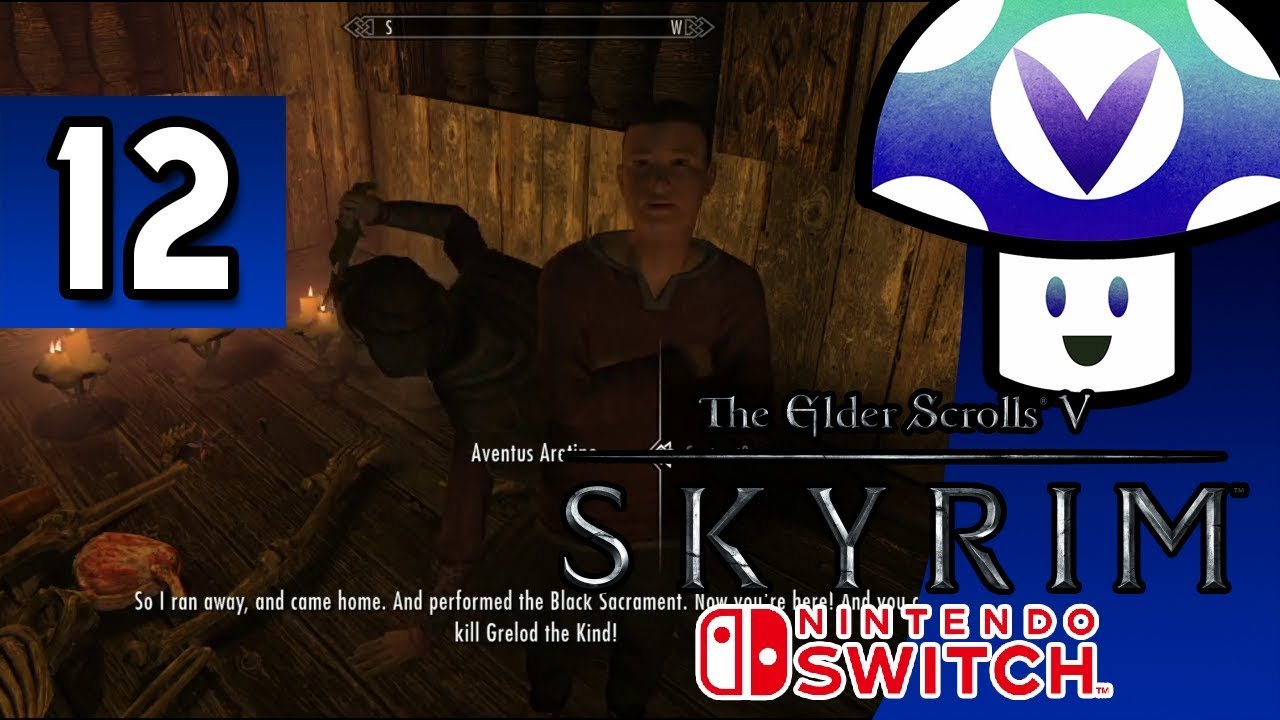 [Vinesauce] Vinny - The Elder Scrolls V: Skyrim [Switch] (part 12) + Art!