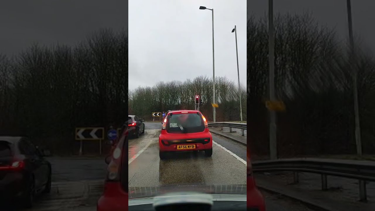 Luton To Stevenage Broadwater Cold Winter Rainy Day Drive Dance Music Live Cruise Driving