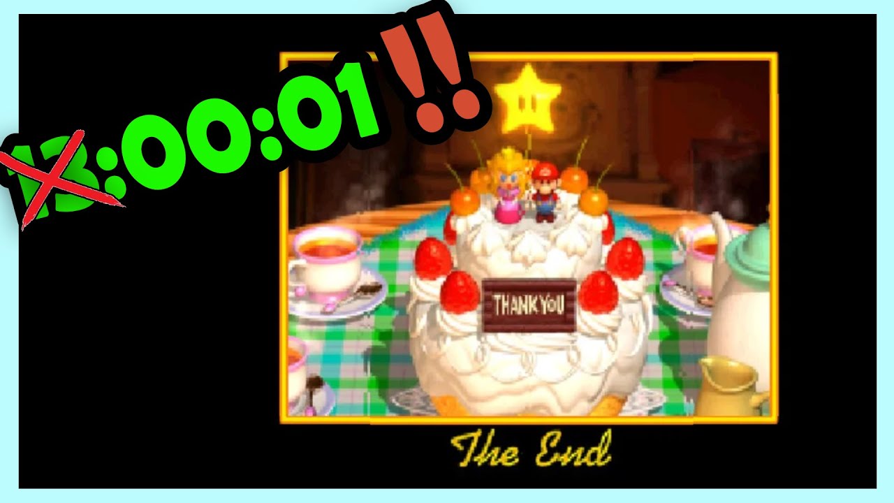 I beat Mario 64 in RECORD TIME