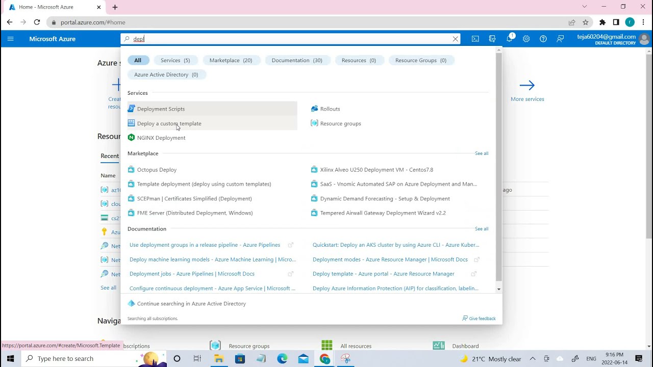 How to Manage Azure resources by Using ARM Templates??||What are Custom Templates??||Azure ||AZ104