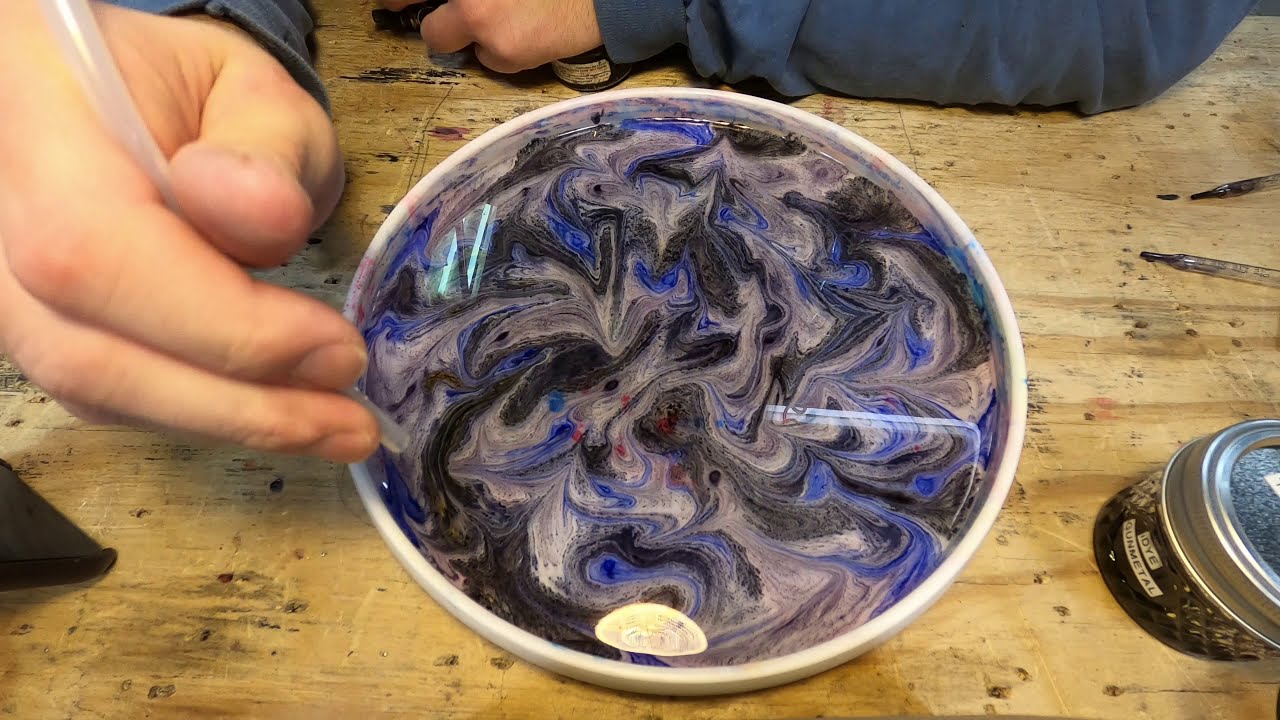 Beautiful Blue Underworld Glue Bed Dye!