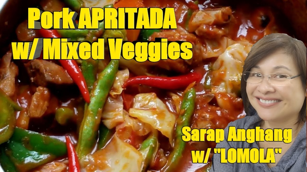 Pork Afritada with Mixed Veggies | famous filipino food recipe#healthyfood