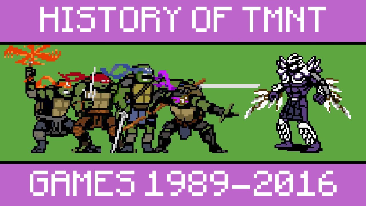 History of TMNT Games 1989-2016