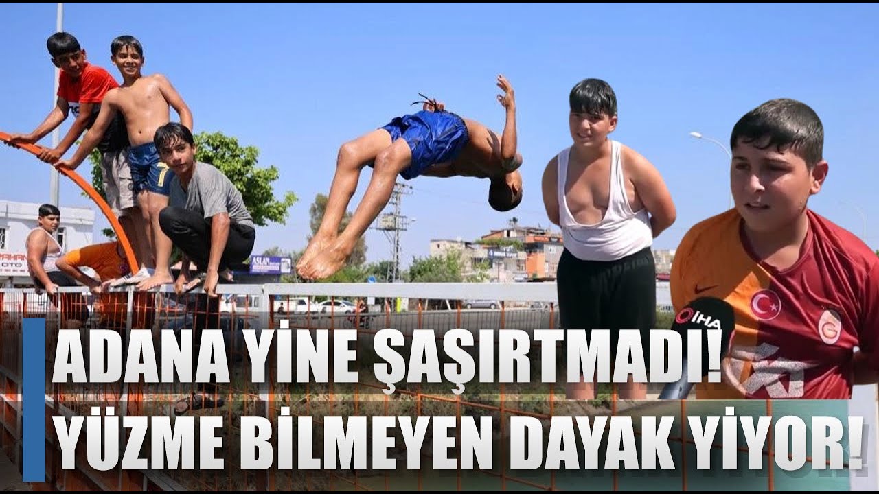 Adana'da Yüzme Bilmeyenleri Döve Döve Eve Yollayan Koca Yürekli Çocuk! / AGRO TV HABER