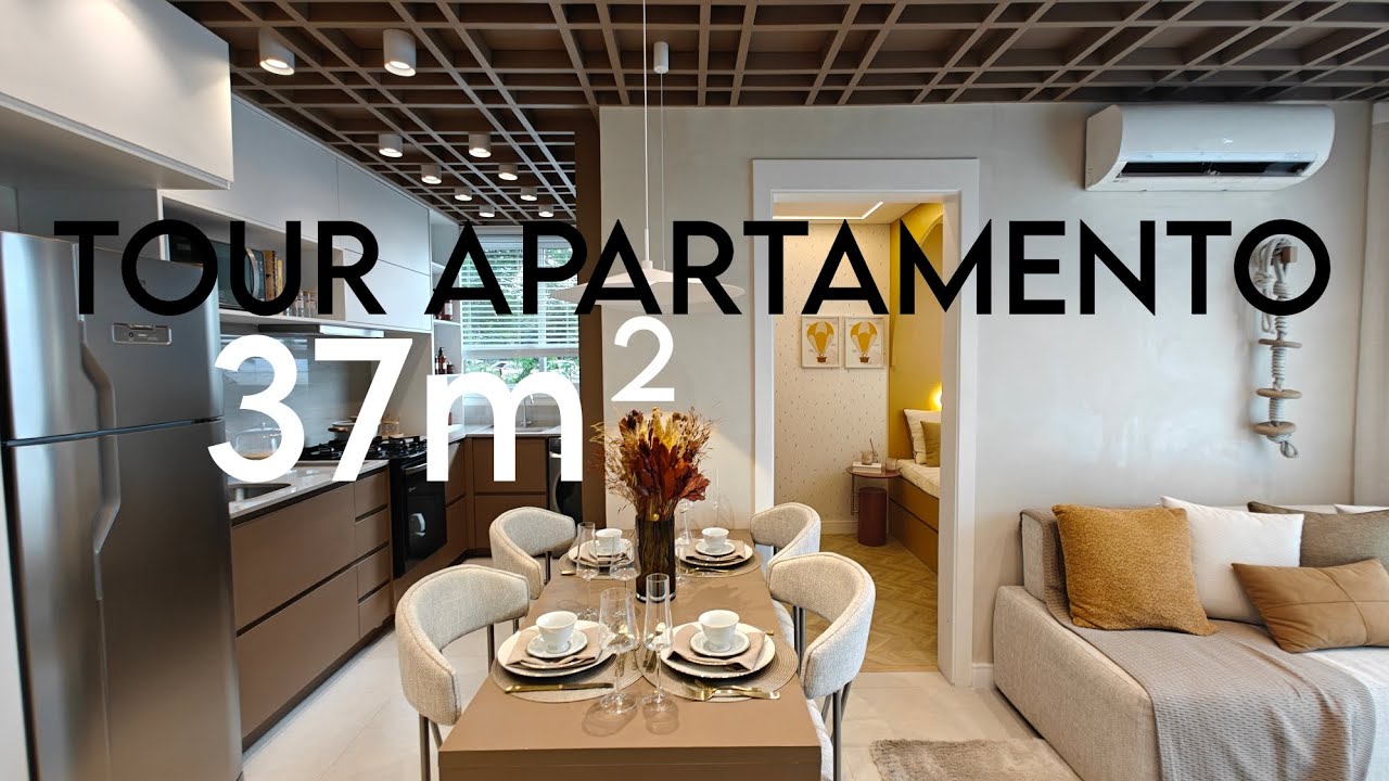🌟😍 MARAVILHA DE TOUR 😍- TOUR APARTAMENTO 37M² - TOUR APÊ 37M² MODELO DECORADO - INTERIOR