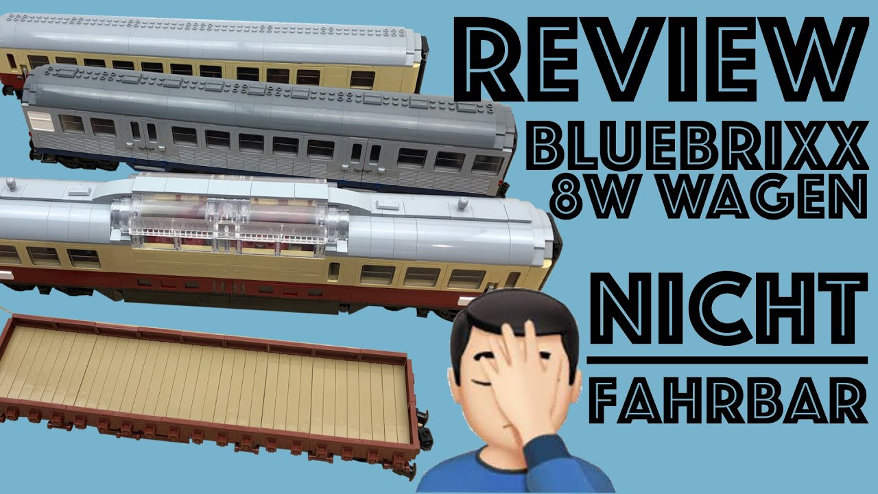 Review 🙄 BlueBrixx 8W Rheingold Wagen & Silberling - Enttäuschend für mich.